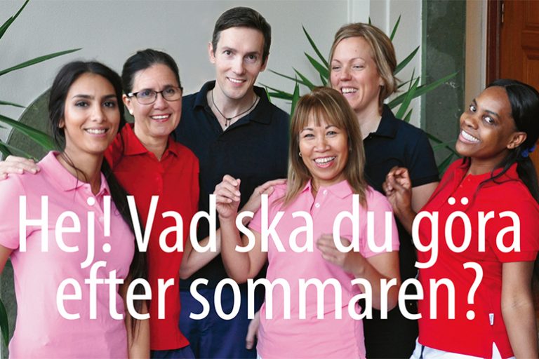 Hej! Vad ska du göra efter sommaren?