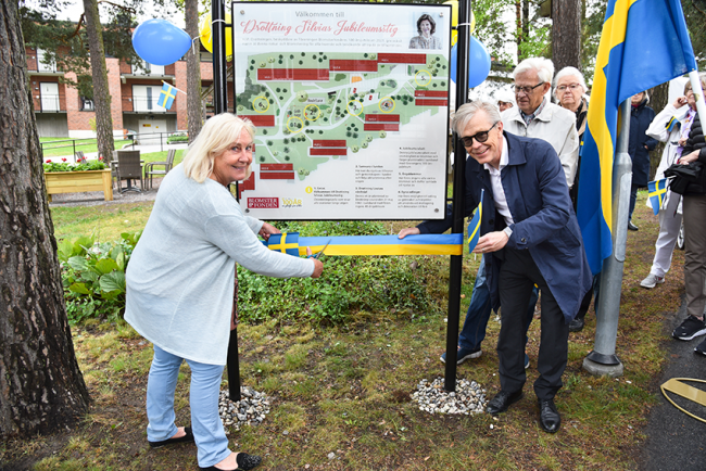 Invigning av Drottning Silvias Jubileumsstig