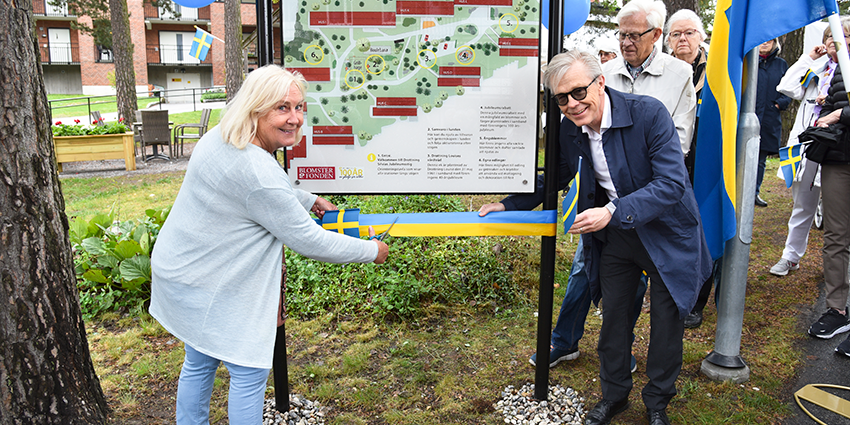 Invigning av Drottning Silvias Jubileumsstig