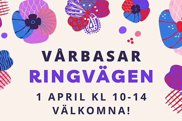 Välkomna på vårbasar på Ringvägen den 1 april!